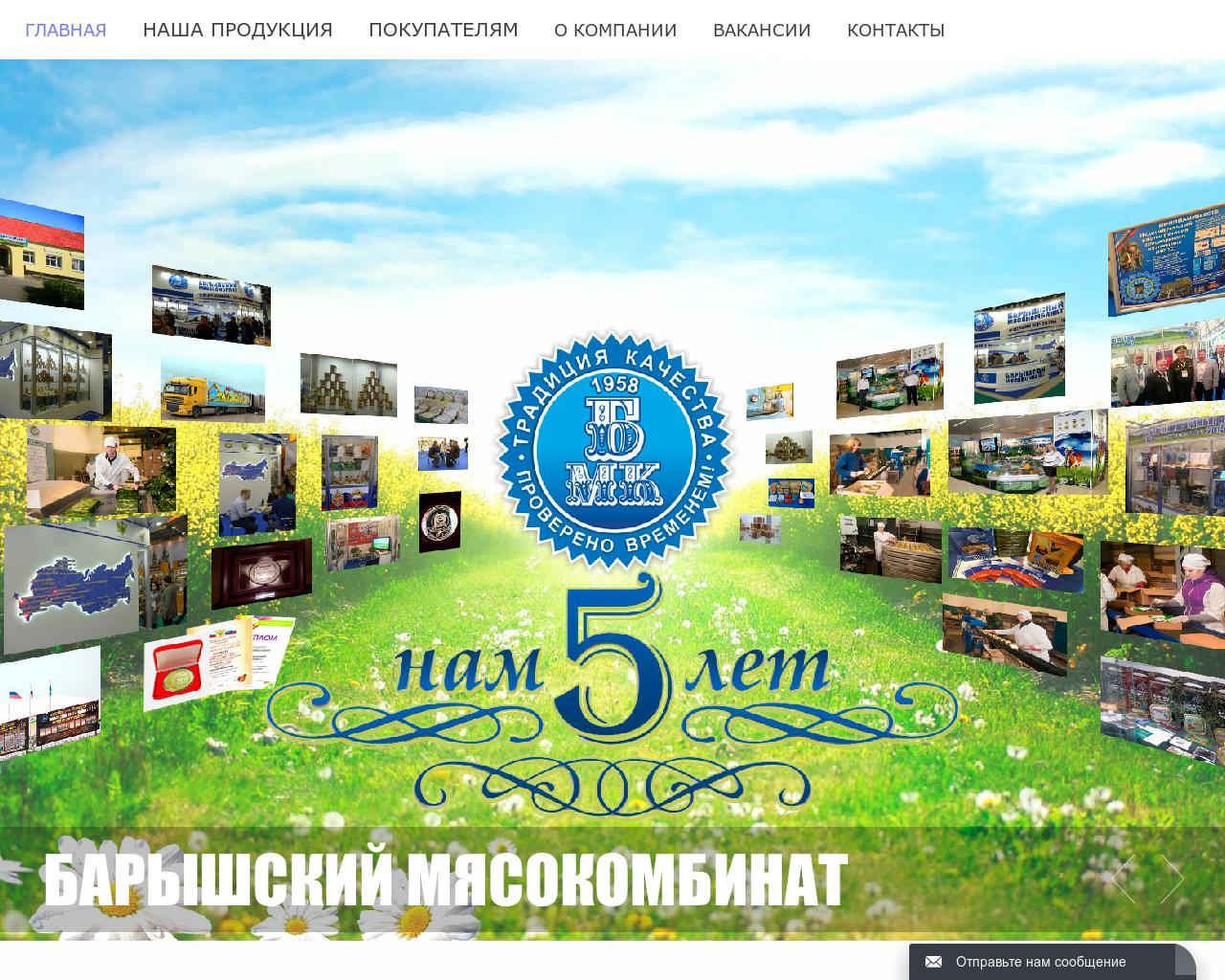 Изображение сайта bmk-russia.ru в разрешении 1280x1024