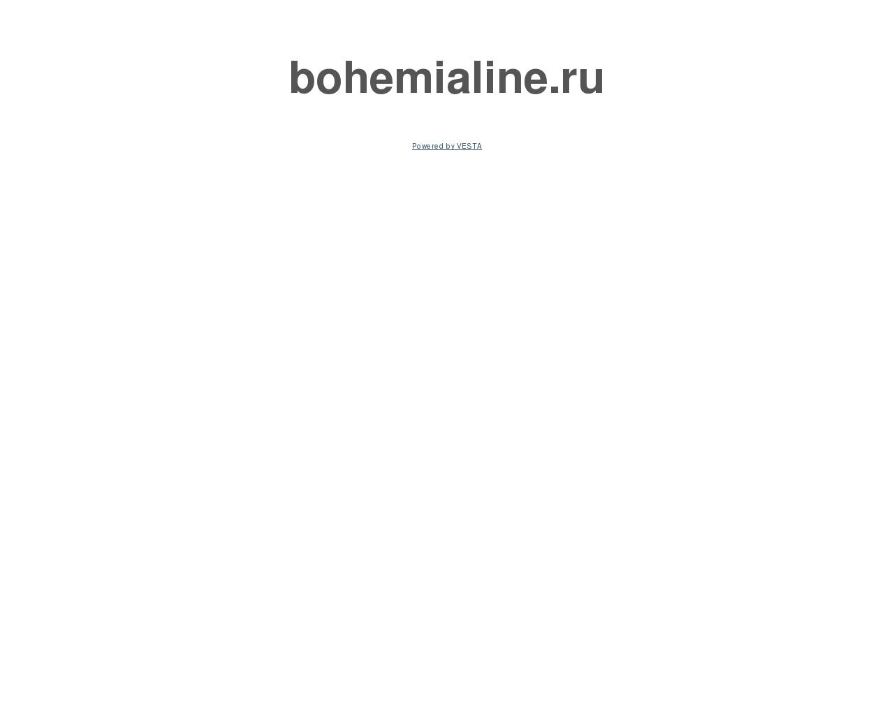 Изображение сайта bohemialine.ru в разрешении 1280x1024