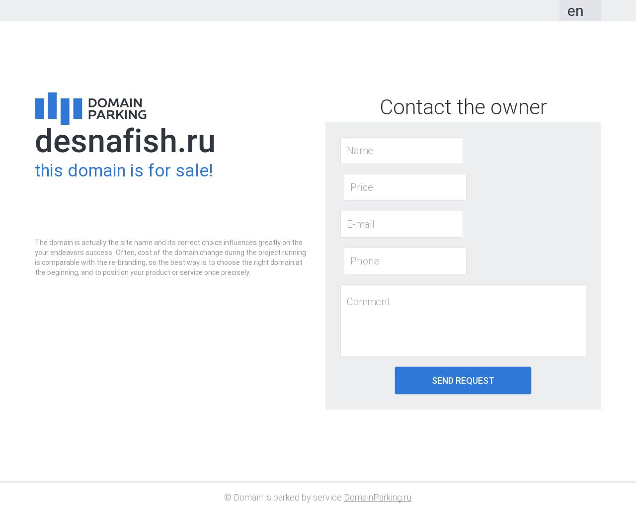 Изображение сайта desnafish.ru в разрешении 1280x1024