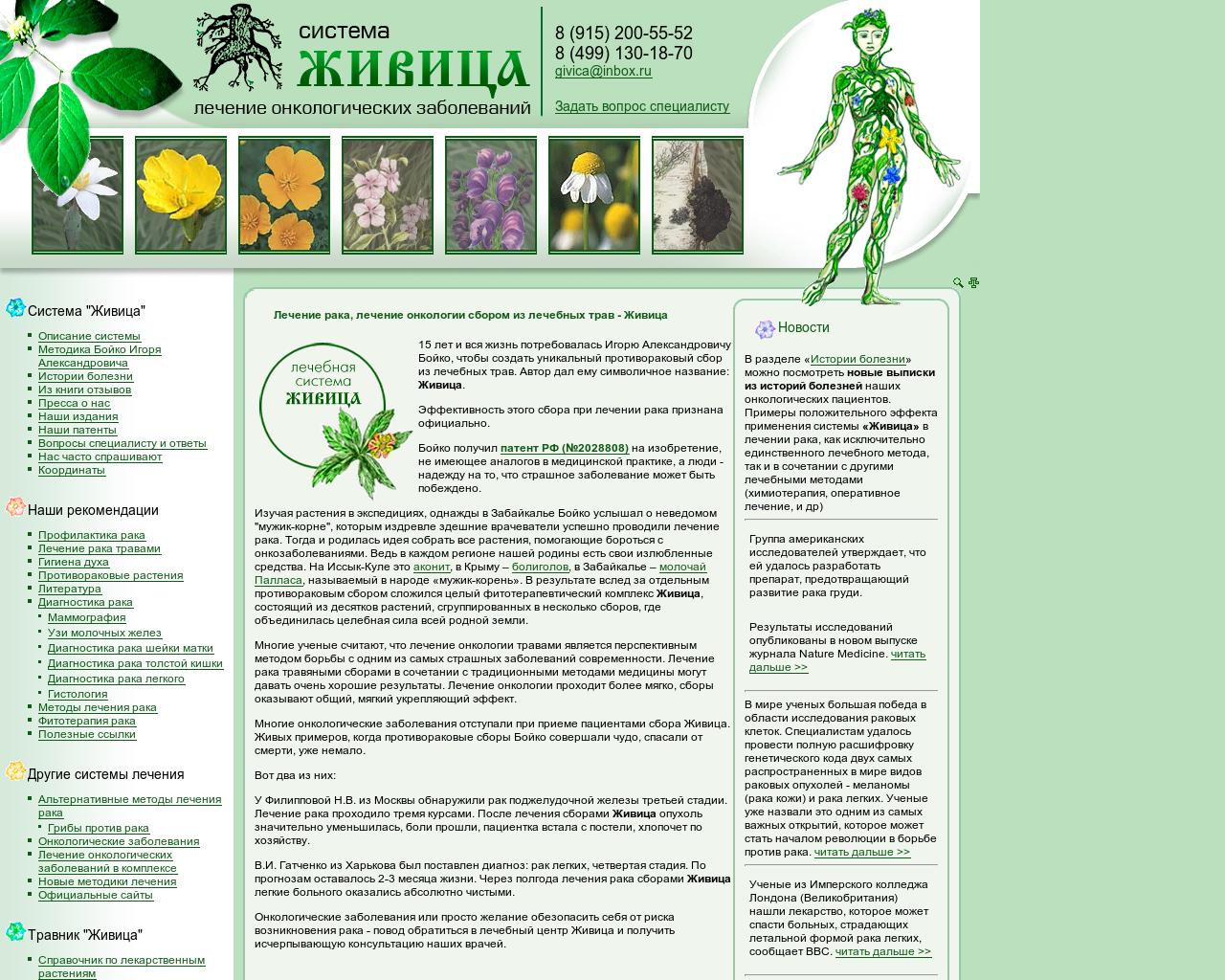 Изображение сайта givica.ru в разрешении 1280x1024