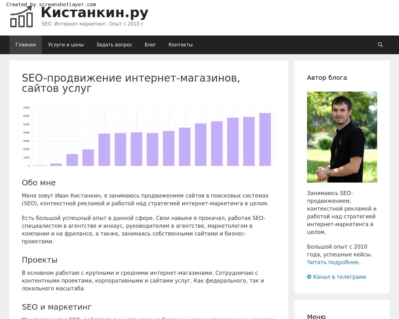Изображение сайта kistankin.ru в разрешении 1280x1024