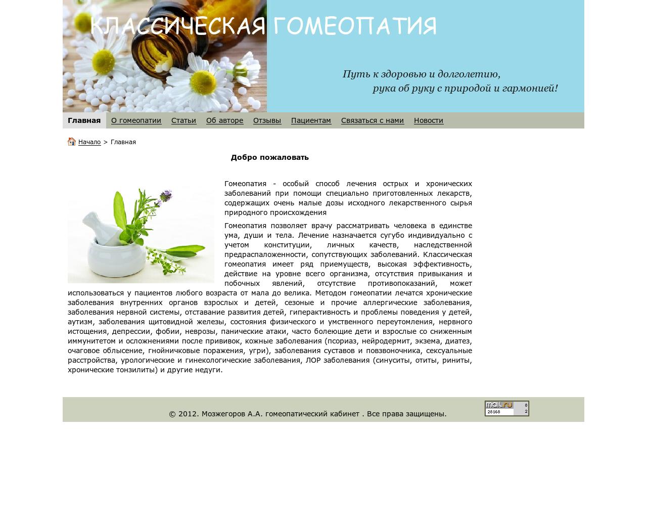 Изображение сайта medgom.ru в разрешении 1280x1024