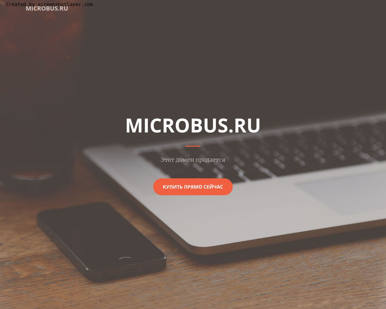 Изображение сайта microbus.ru в разрешении 1280x1024