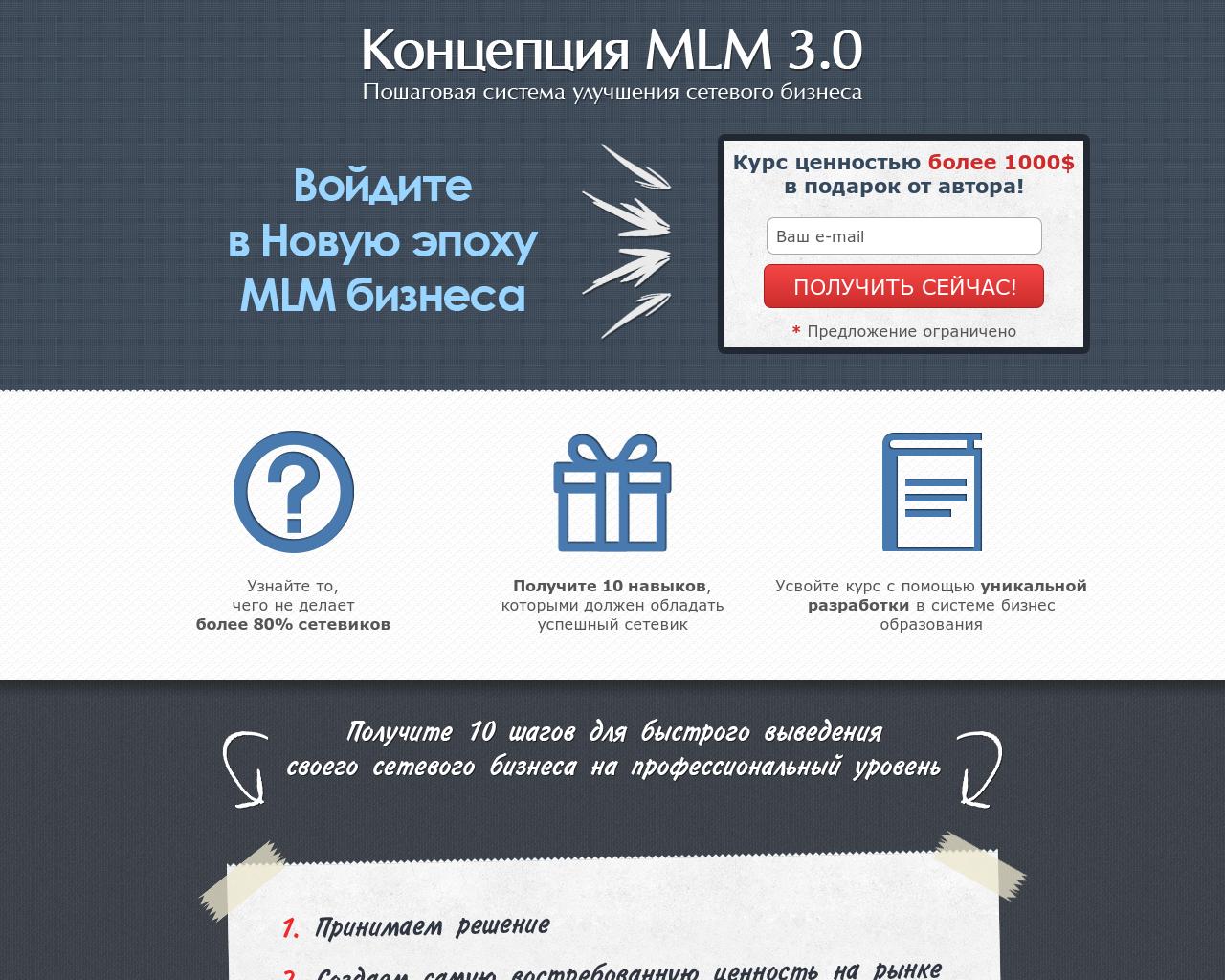 Изображение сайта mlm3.ru в разрешении 1280x1024