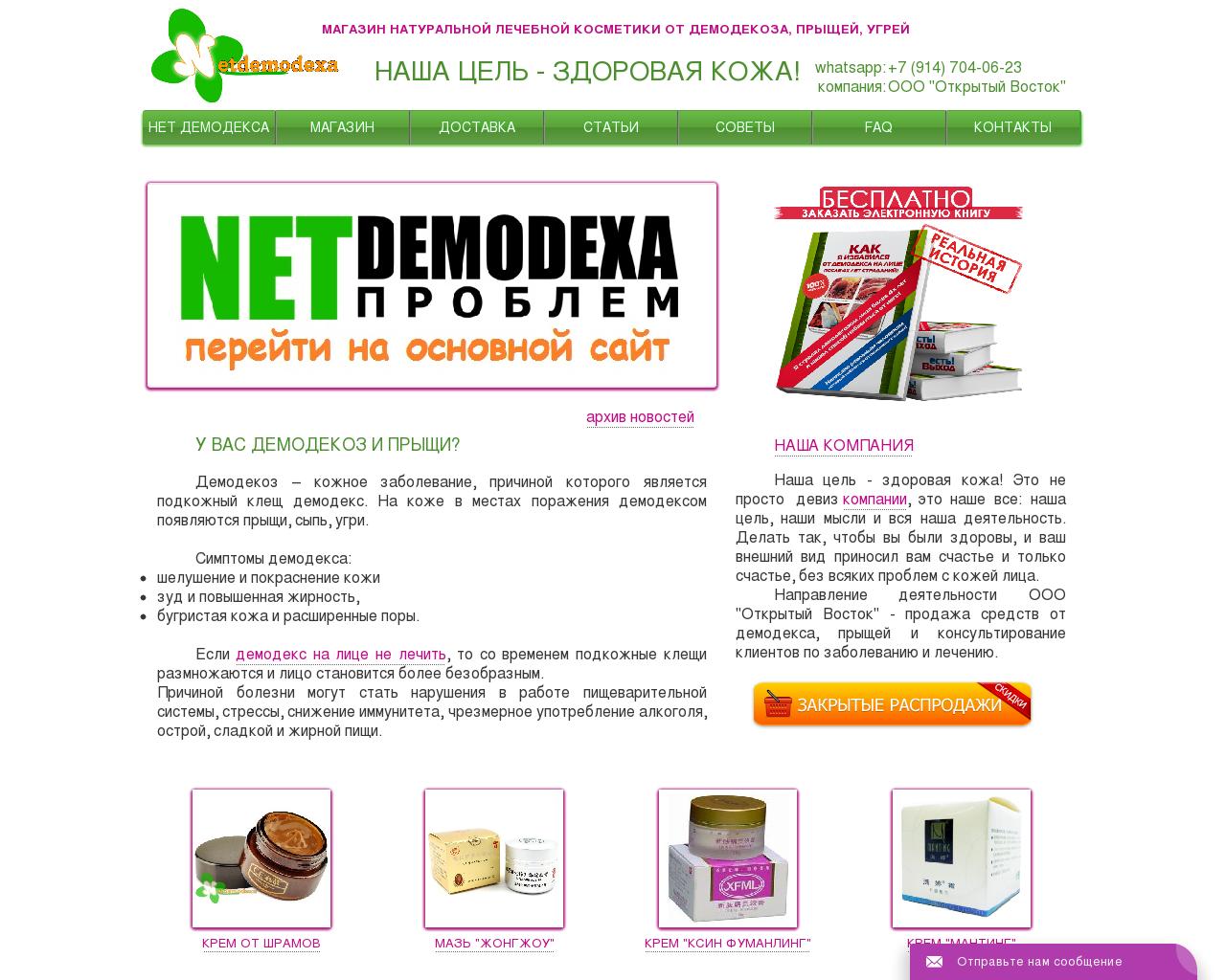 Изображение сайта netdemodexa.ru в разрешении 1280x1024