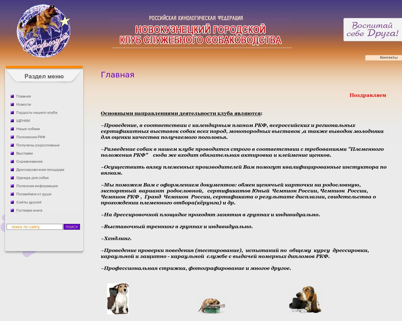 Изображение сайта ngkss.ru в разрешении 1280x1024