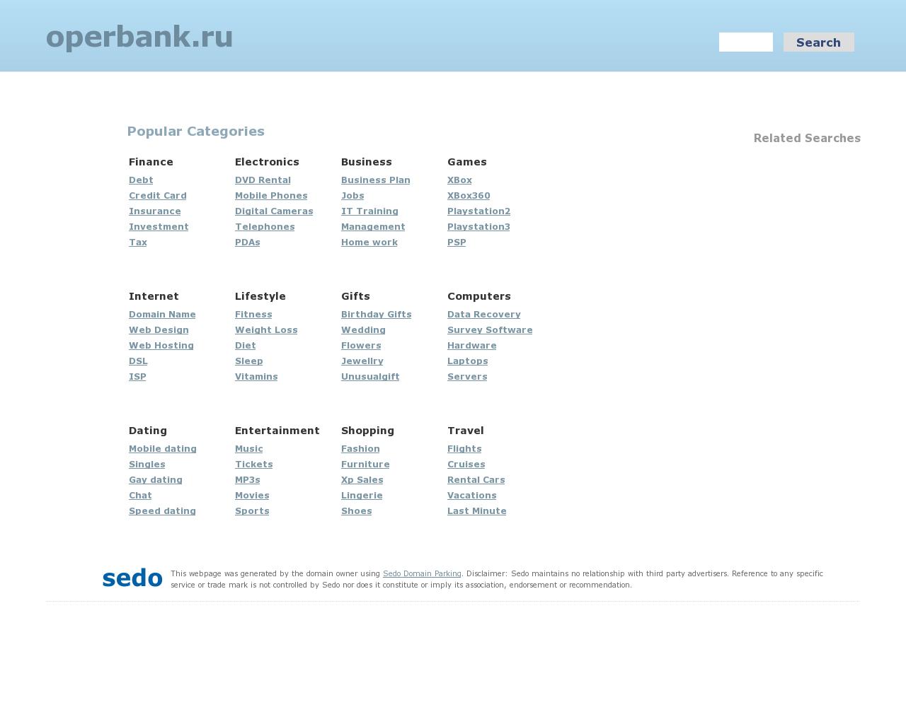 Изображение сайта operbank.ru в разрешении 1280x1024
