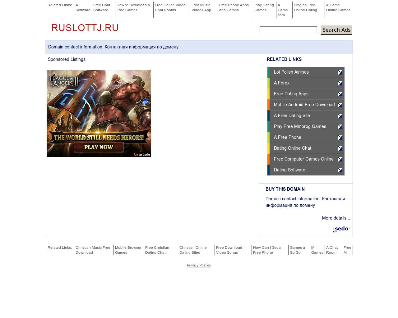 Изображение сайта ruslottj.ru в разрешении 1280x1024