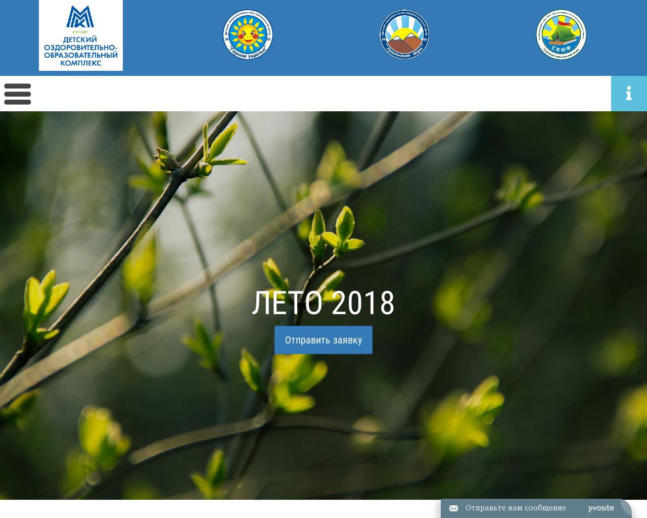 Изображение сайта summercamps.ru в разрешении 1280x1024