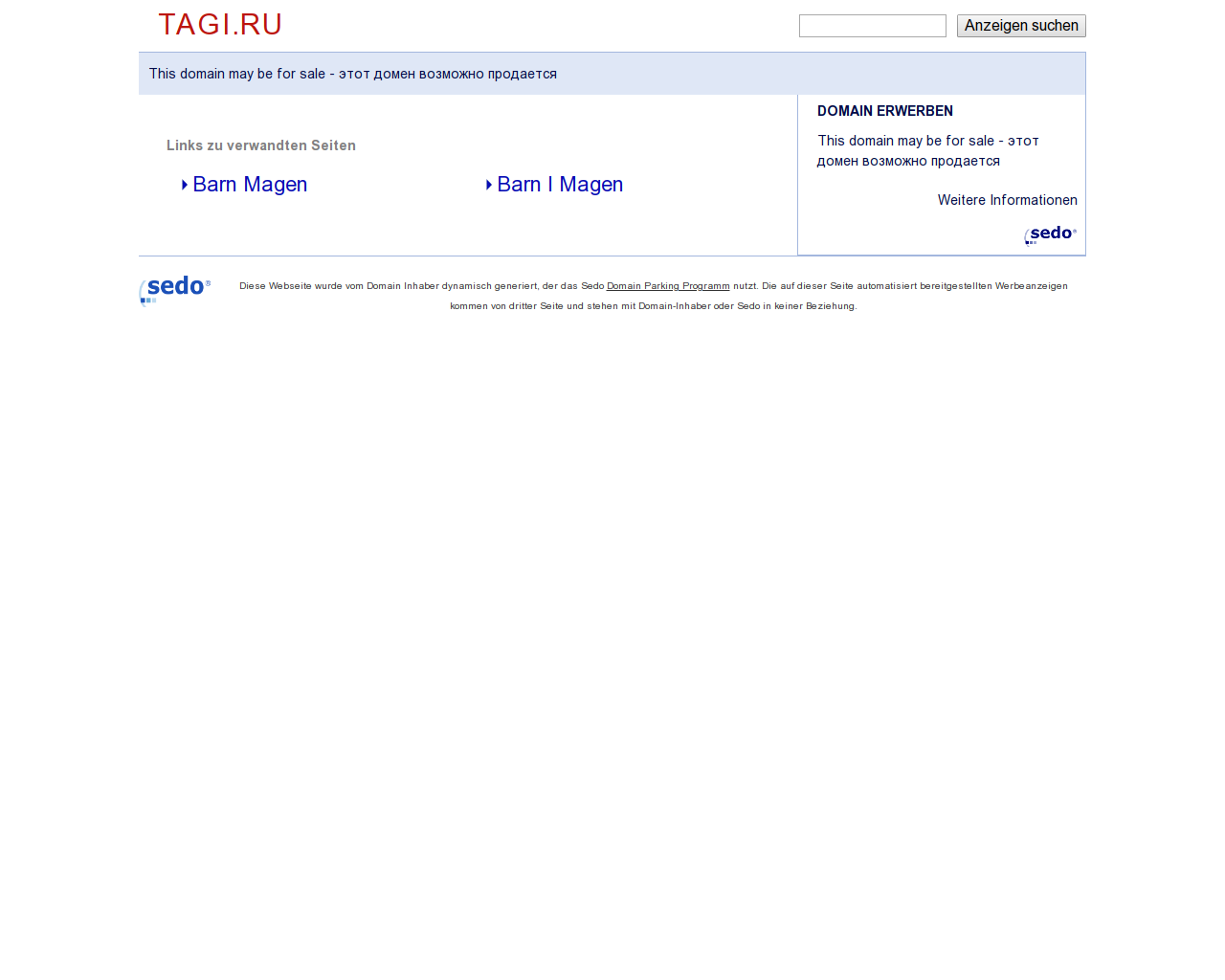 Изображение сайта tagi.ru в разрешении 1280x1024