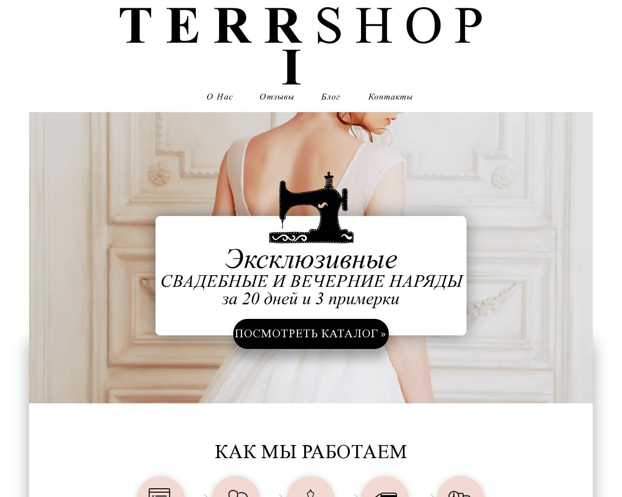 Изображение сайта terrishop.ru в разрешении 1280x1024