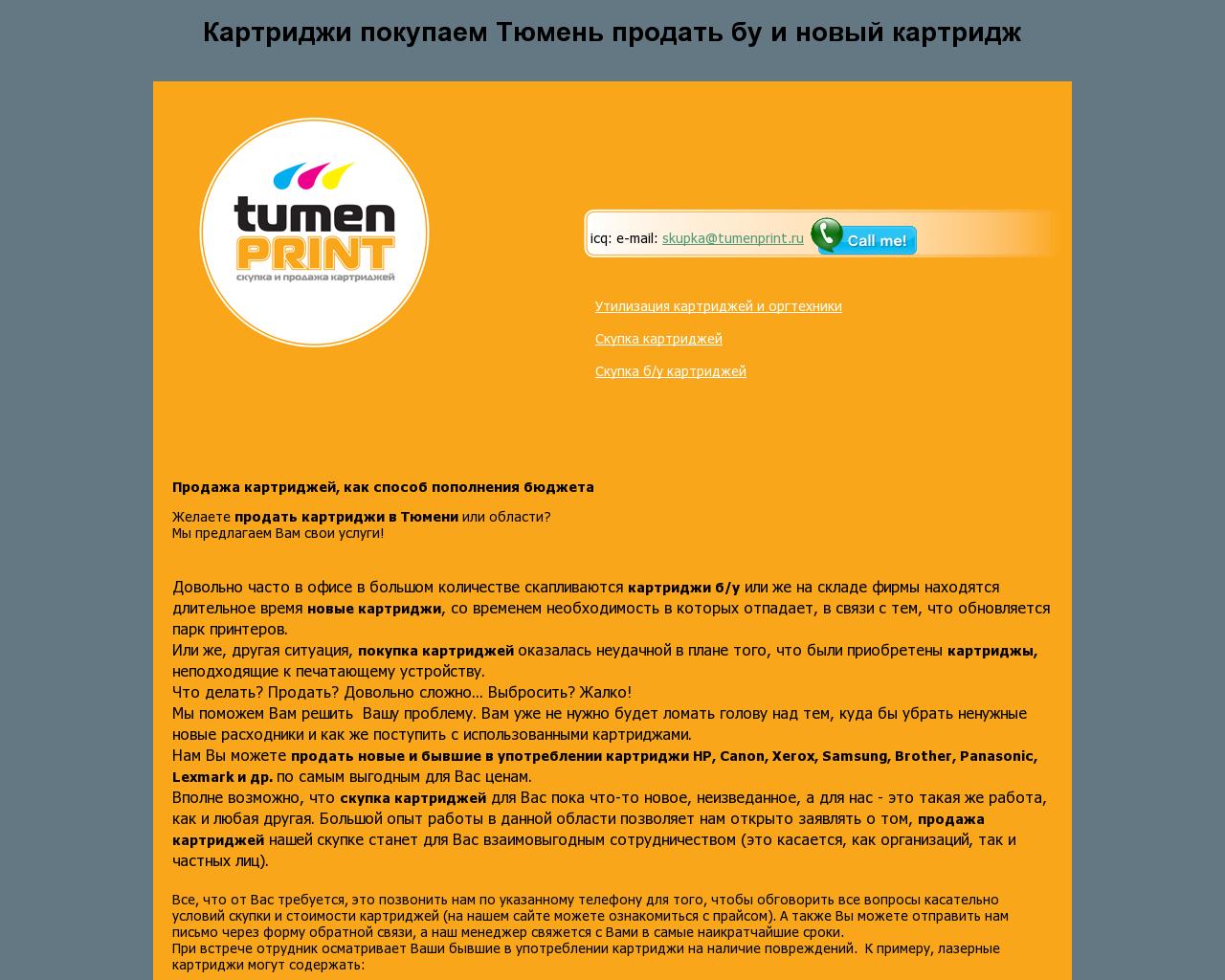 Изображение сайта tumenprint.ru в разрешении 1280x1024