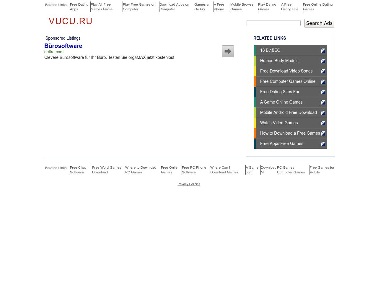 Изображение сайта vucu.ru в разрешении 1280x1024