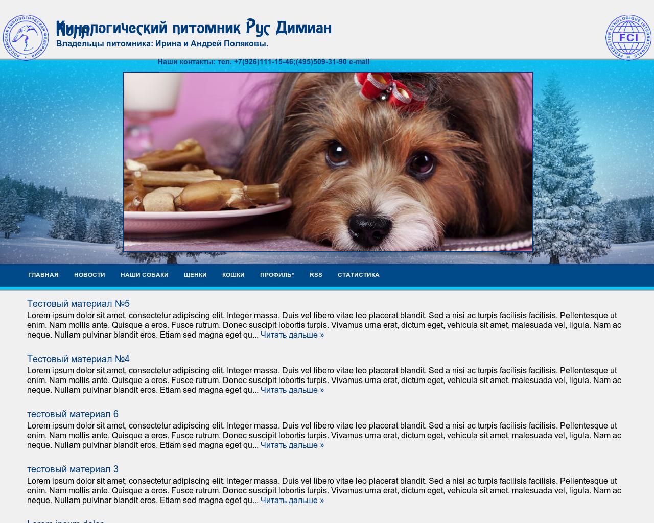 Изображение сайта workinternet.ru в разрешении 1280x1024