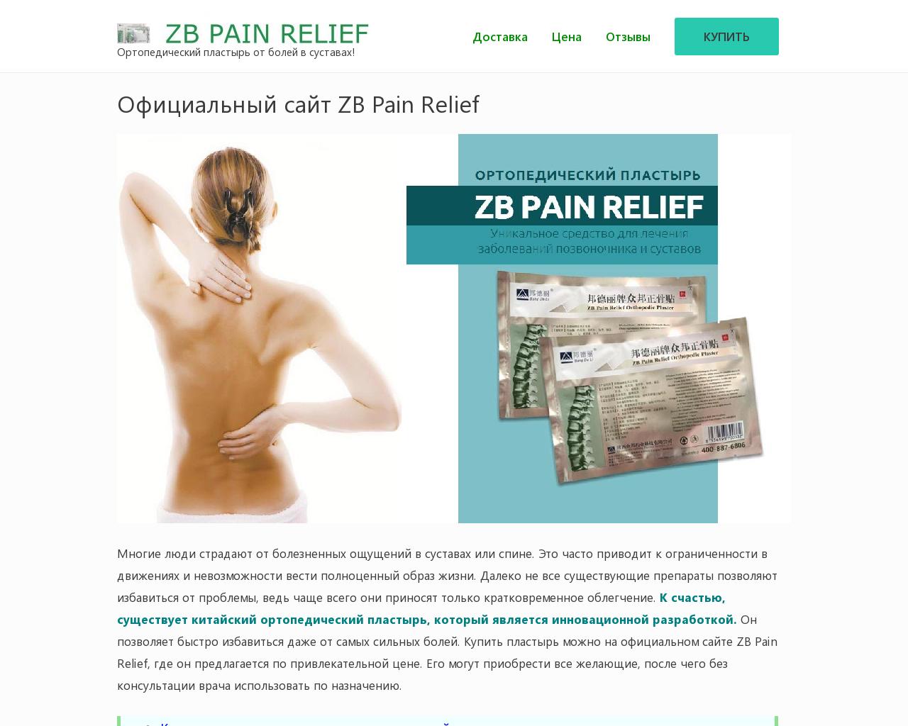 Изображение сайта zb-pain-plaster.ru в разрешении 1280x1024